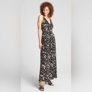 GAP Floral V-Neck Maxi Dress